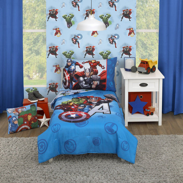 Baby superhero clearance crib bedding